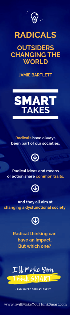 You should read Radicals, Outsiders Changing the World by Jamie Bartlett - I'll Make You Think Smart
